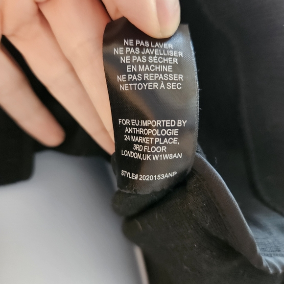 EUC Anthropologie Lexi Knit Black Blazer, Sz Small - Picture 10 of 11
